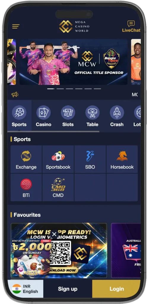 la mejor aplicación móvil Mega Casino